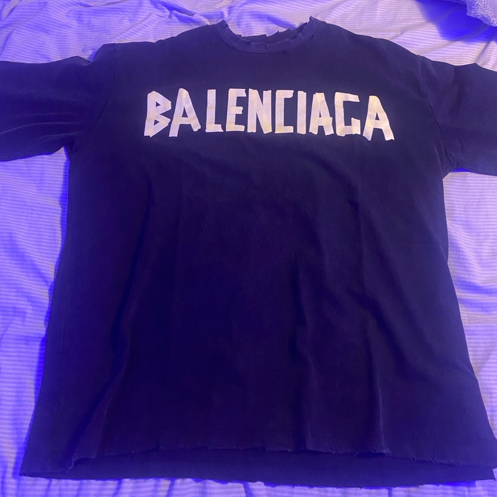 balenciaga tape shirt size M in men’s